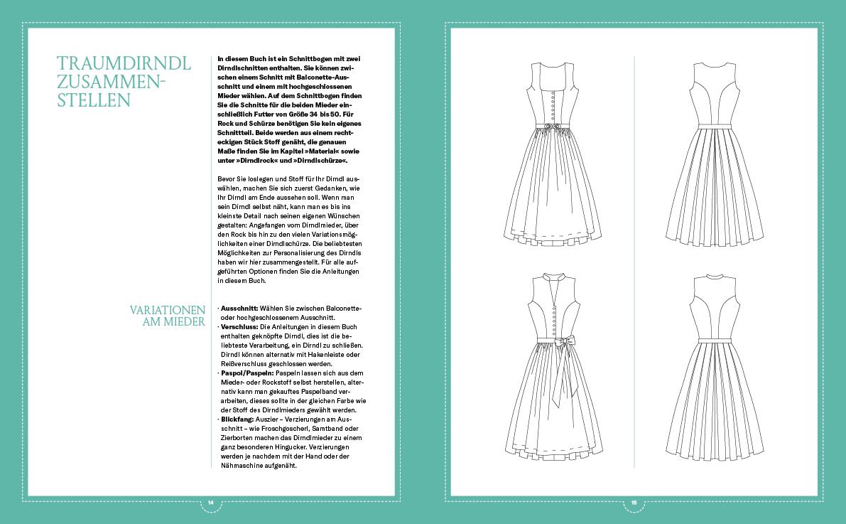 Beispielinhalt (Bild) Mein selbst genähtes Dirndl