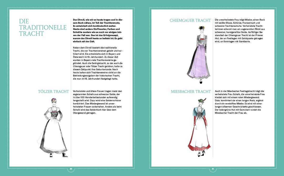 Beispielinhalt (Bild) Mein selbst genähtes Dirndl