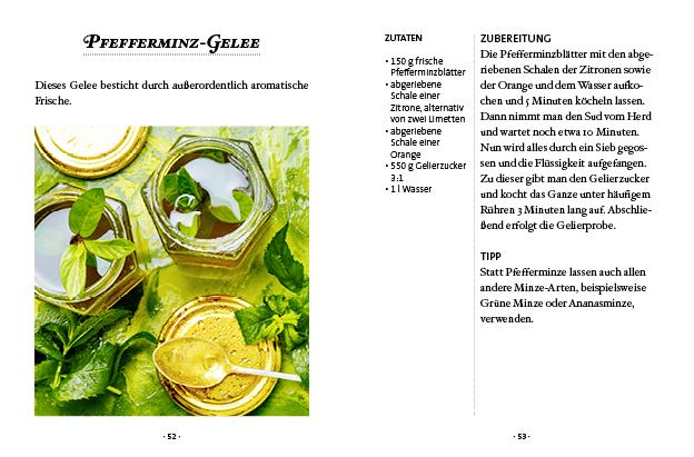Beispielinhalt (Bild) Das kleine Buch: Marmeladen und Gelees von klassisch bis kreativ