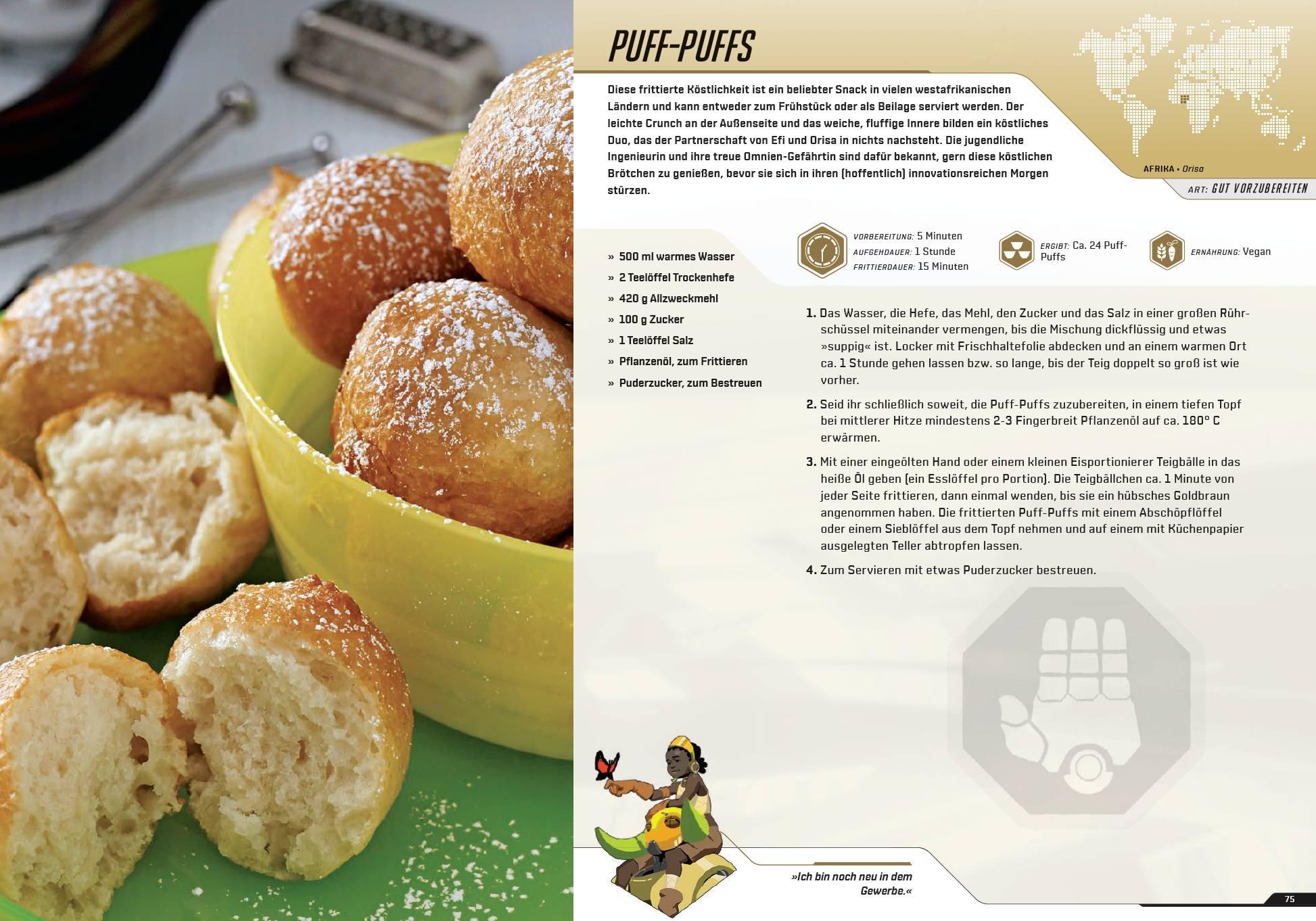 Beispielinhalt (Bild) Overwatch: Das offizielle Kochbuch