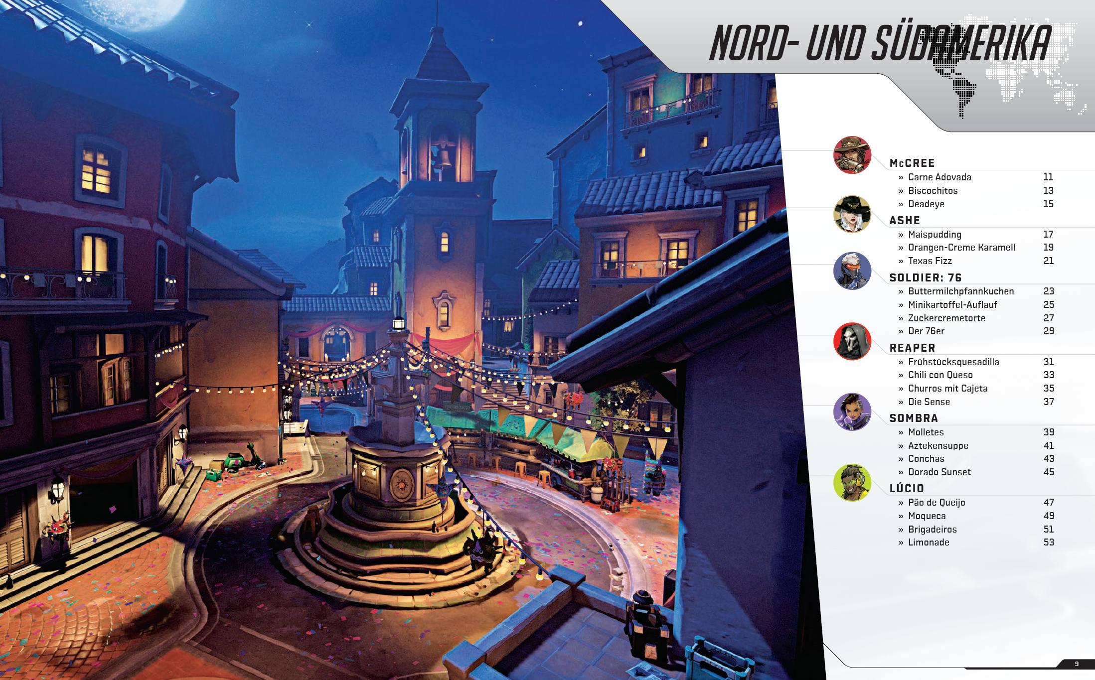 Beispielinhalt (Bild) Overwatch: Das offizielle Kochbuch