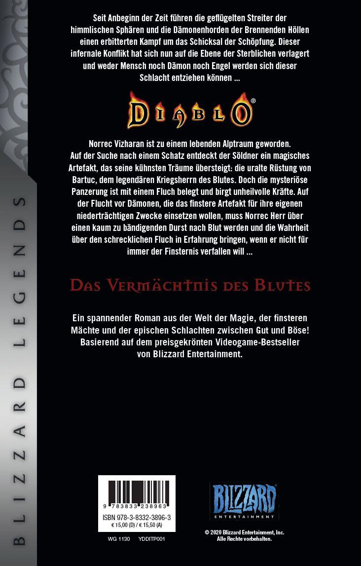 Rückseitencover Diablo: Das Vermächtnis des Blutes