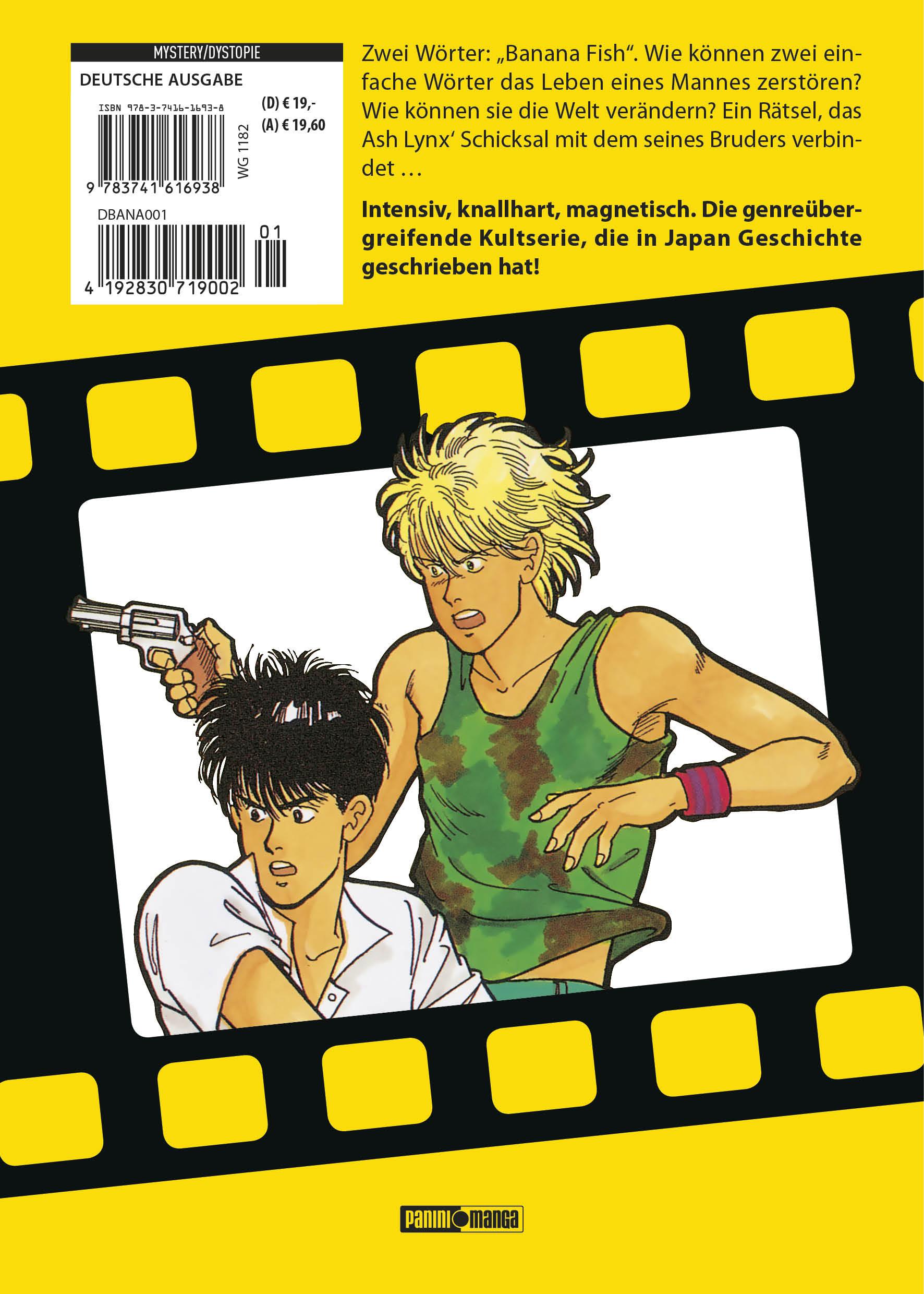 Rückseitencover Banana Fish: Ultimative Edition 01