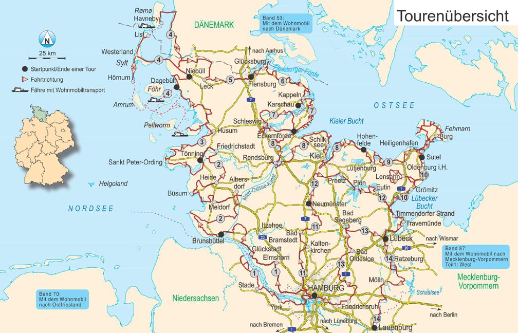 Beispielinhalt (Bild) Mit dem Wohnmobil  nach Schleswig-Holstein und Hamburg