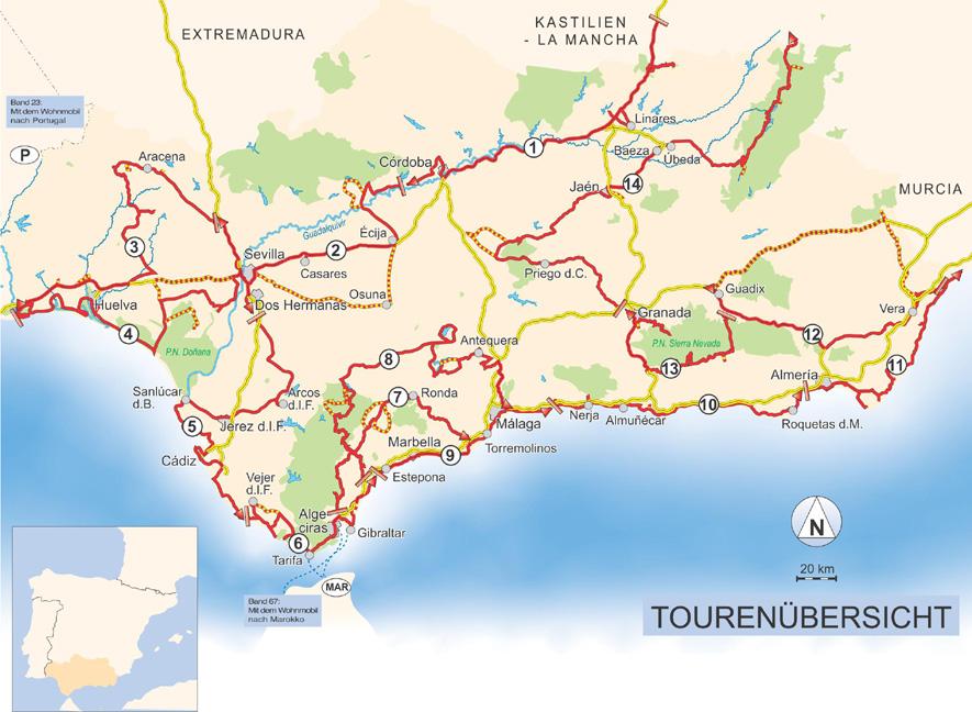 Beispielinhalt (Bild) Mit dem Wohnmobil nach Andalusien