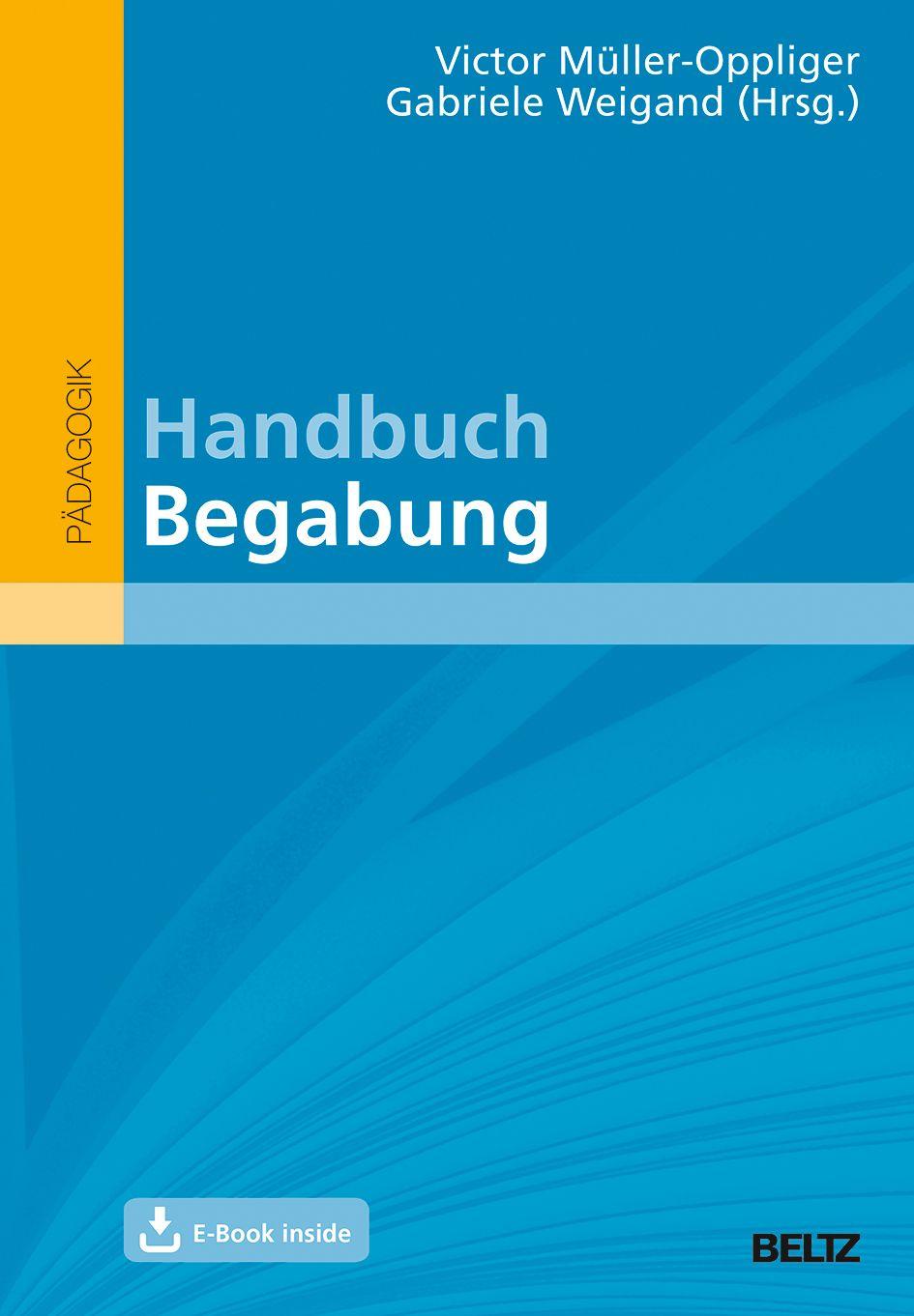Vorderes Coverbild Handbuch Begabung