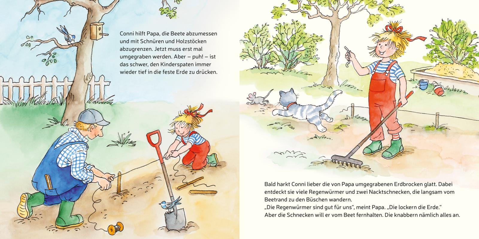 Beispielinhalt (Bild) LESEMAUS 191: Conni hilft Papa