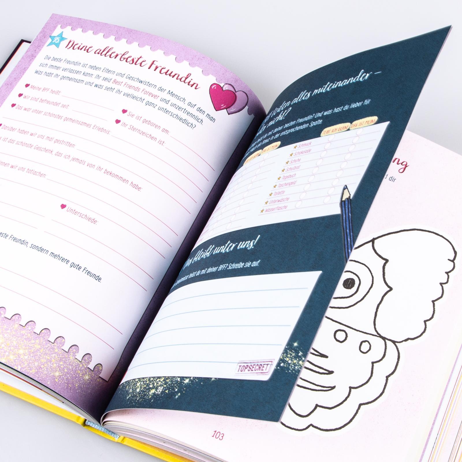 Beispielinhalt (Bild) Dein Mädchenbuch: Lovebook