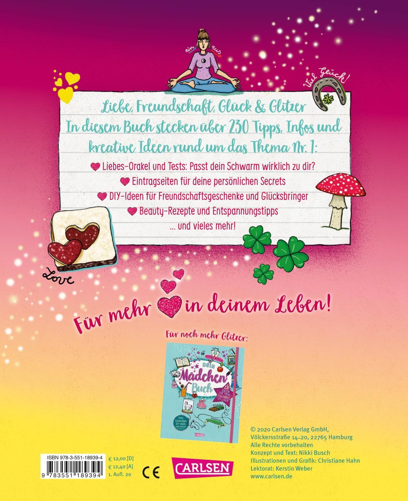 Rückseitencover Dein Mädchenbuch: Lovebook