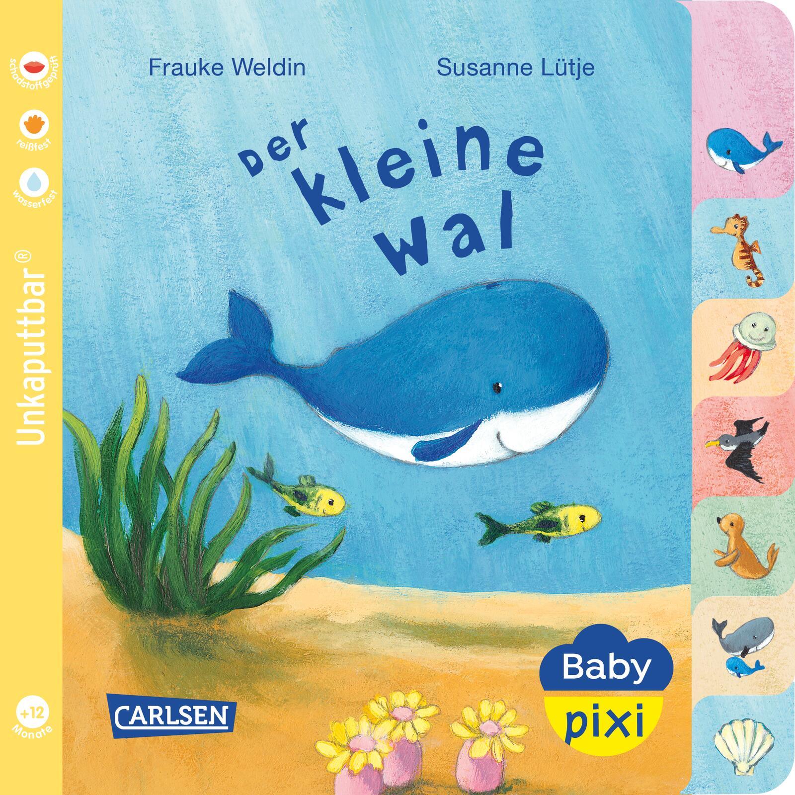 Vorderes Coverbild Baby Pixi (unkaputtbar) 80: Der kleine Wal