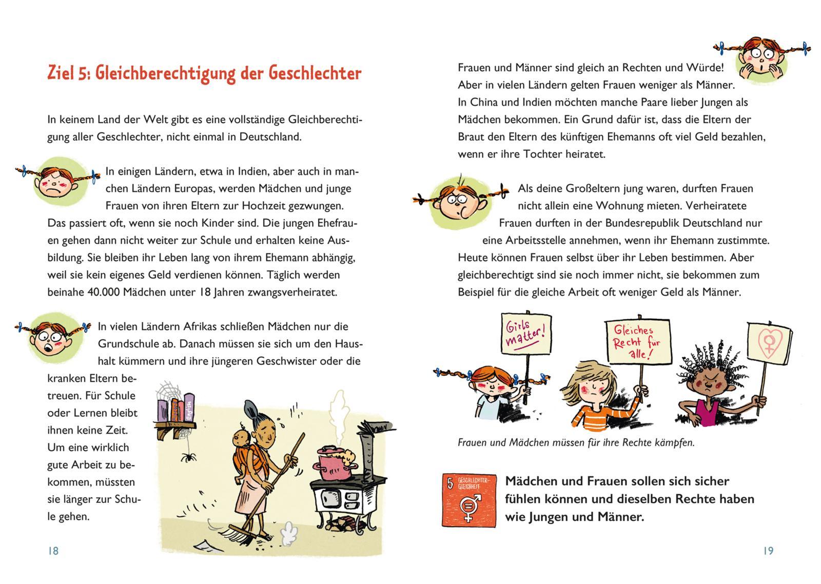 Beispielinhalt (Bild) Für Weltretter: 17 Ziele für unsere Erde