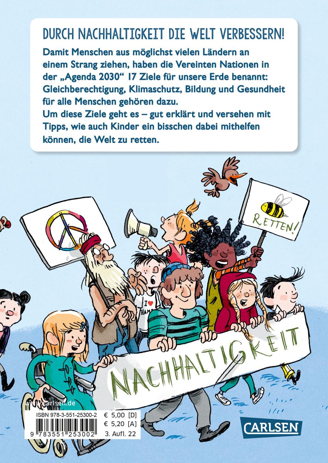 Rückseitencover Für Weltretter: 17 Ziele für unsere Erde