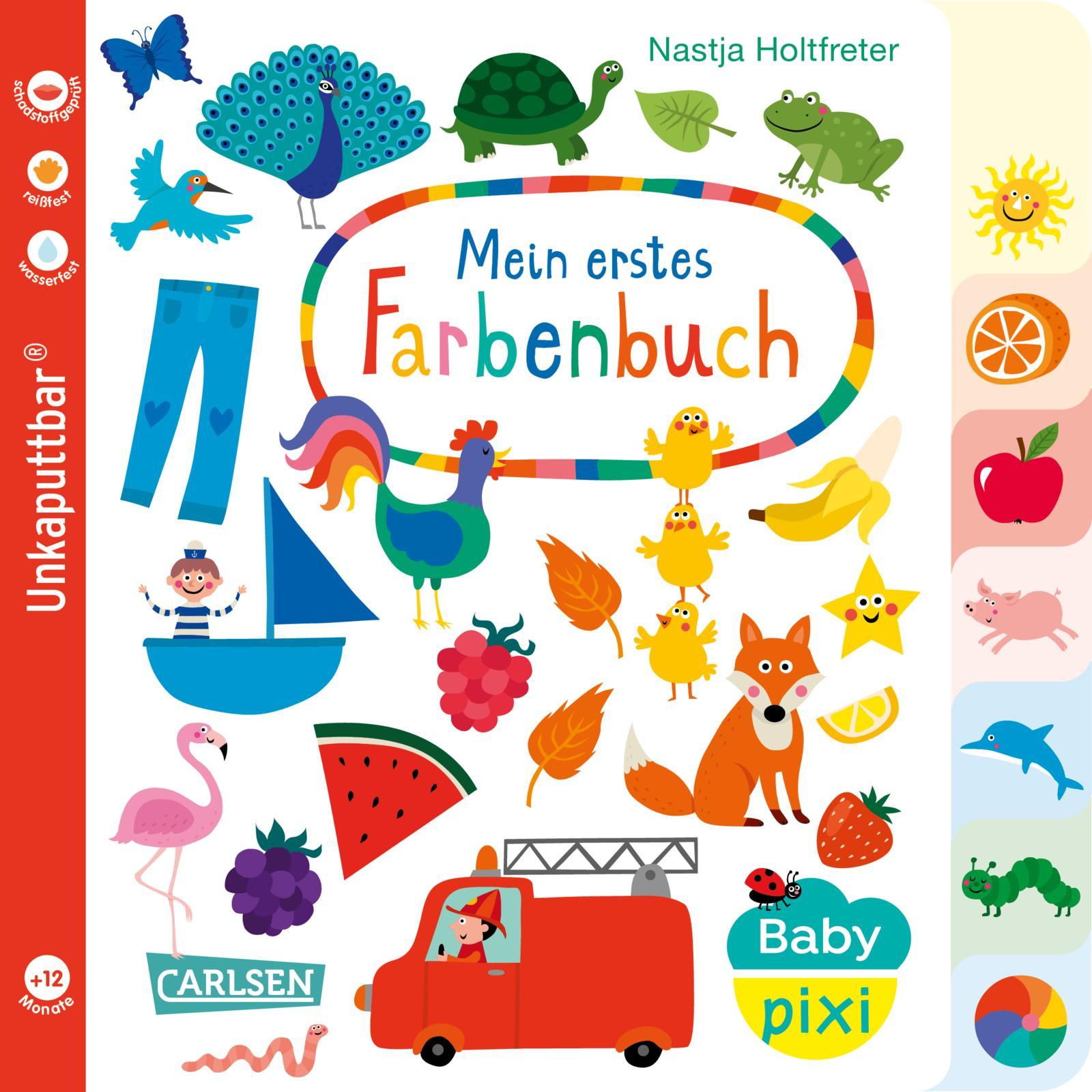 Vorderes Coverbild Baby Pixi (unkaputtbar) 79: Mein erstes Farbenbuch