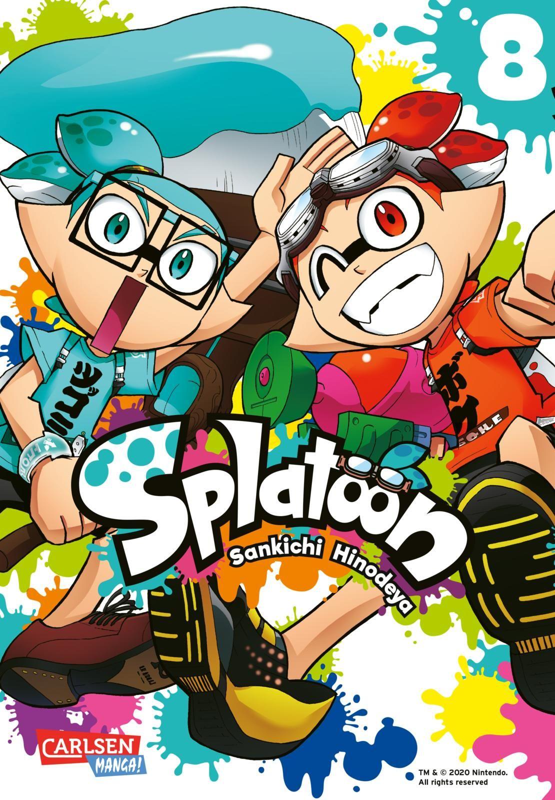 Vorderes Coverbild Splatoon 8
