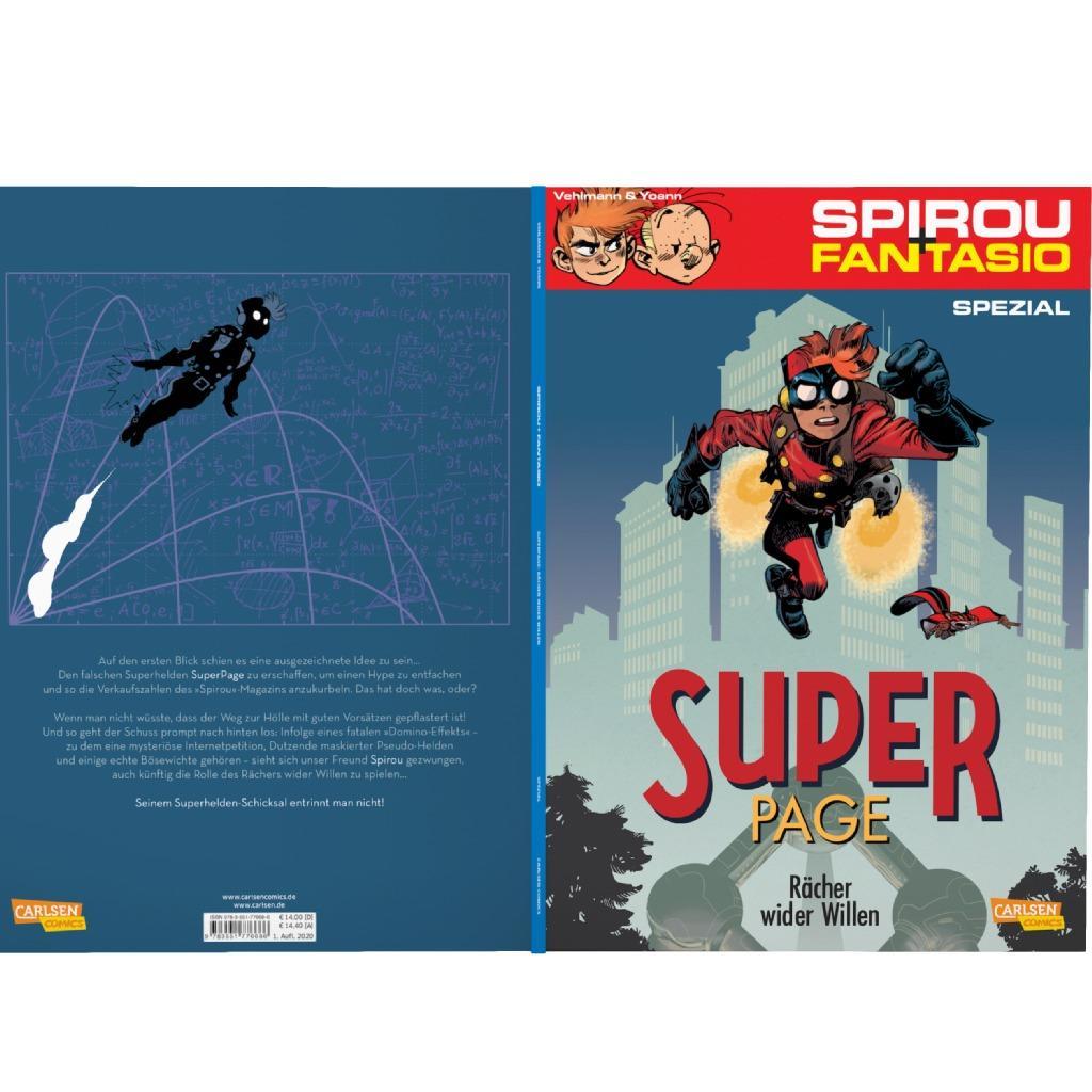 Beispielinhalt (Bild) Spirou und Fantasio Spezial 29: Der Superpage 1