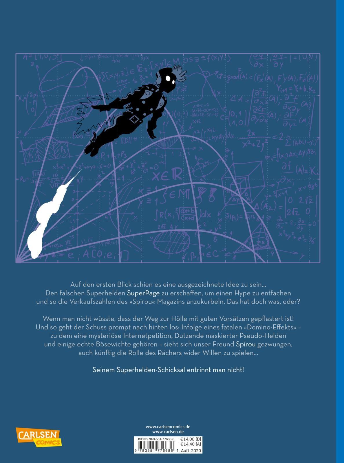 Rückseitencover Spirou und Fantasio Spezial 29: Der Superpage 1