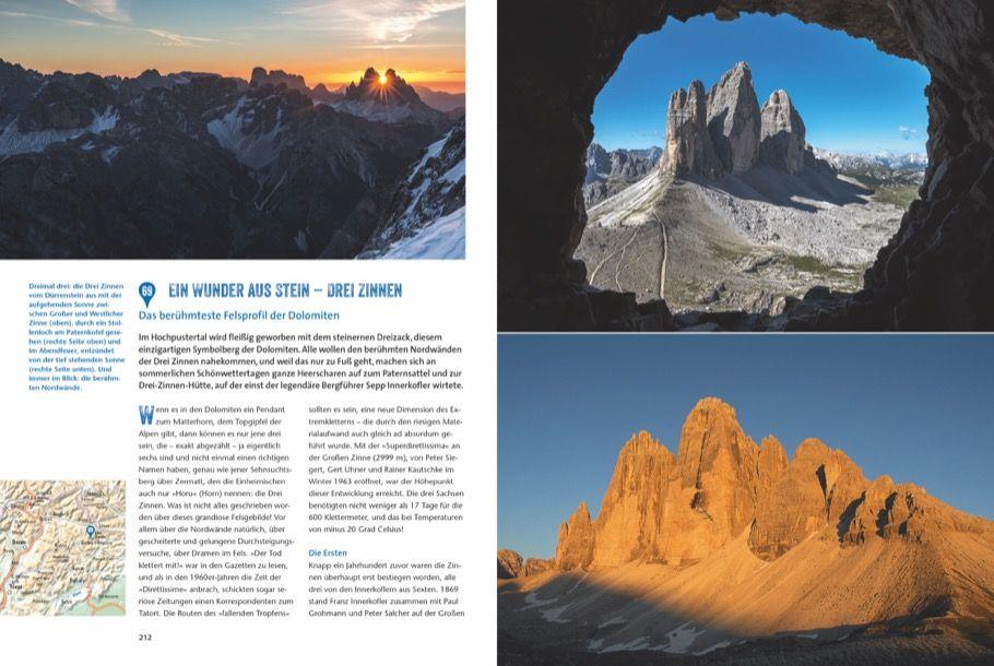 Beispielinhalt (Bild) Das Reisebuch Alpen