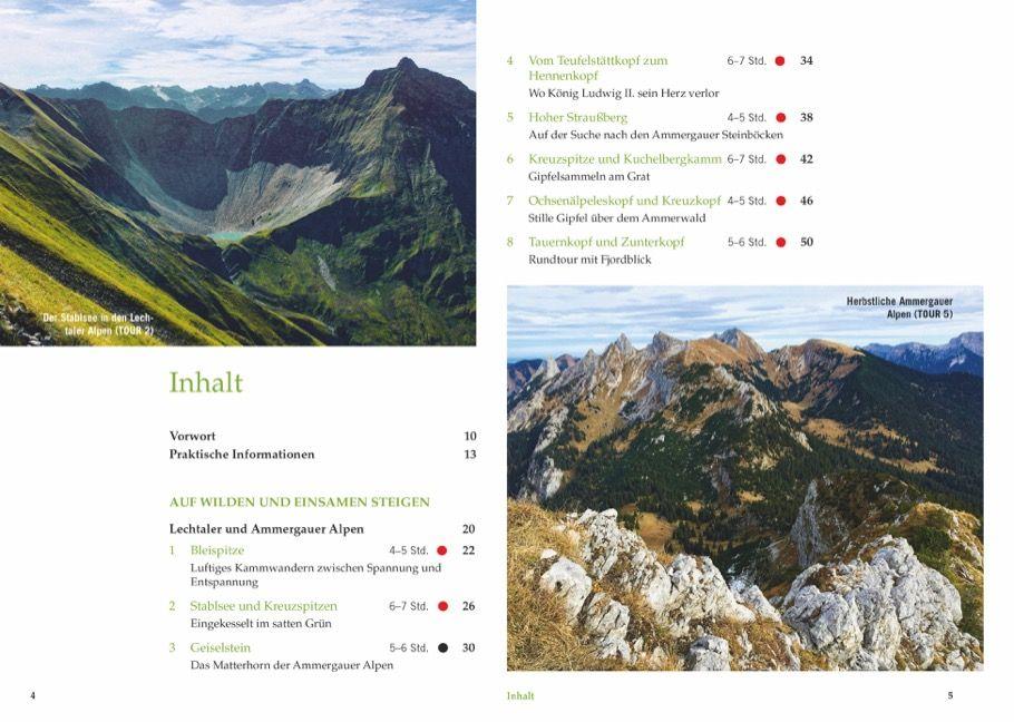 Beispielinhalt (Bild) Vergessene Steige Bayerische Alpen