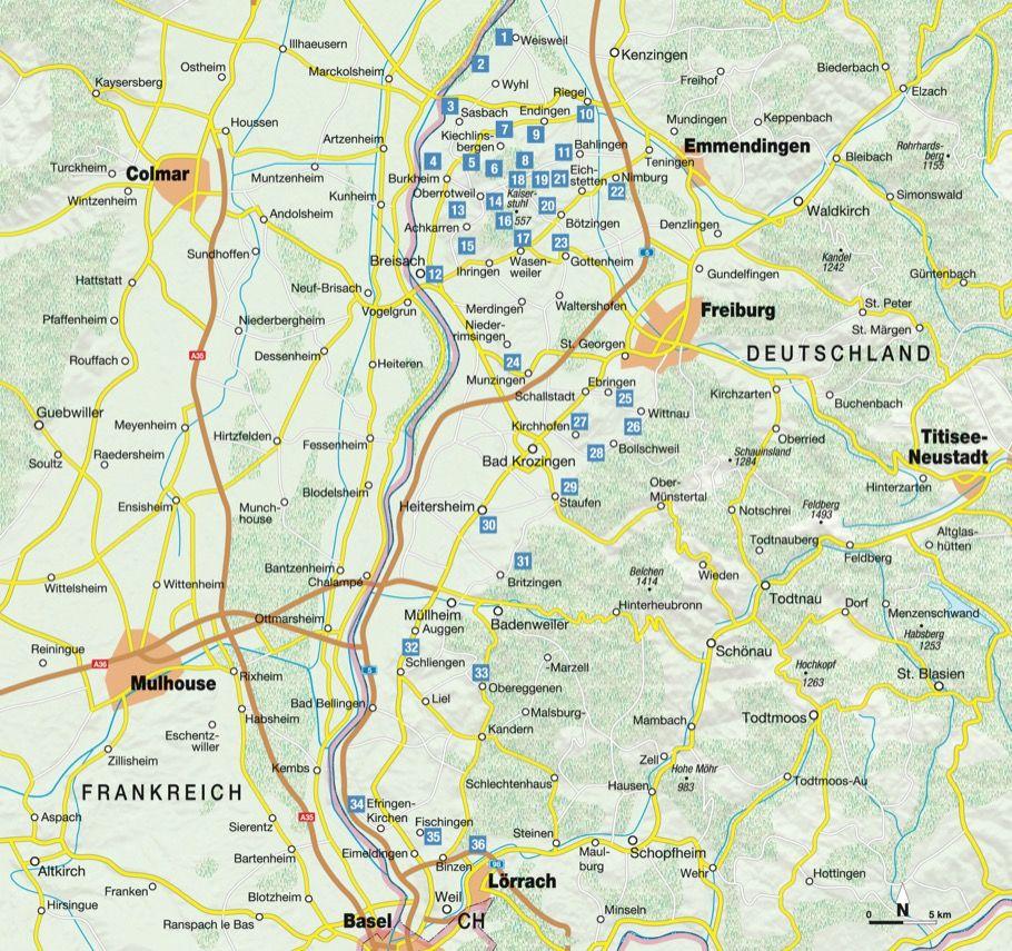Beispielinhalt (Bild) Wandergenuss Kaiserstuhl und Markgräflerland