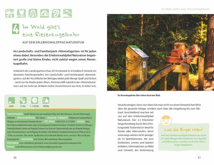 Beispielinhalt (Bild) Wanderspaß mit Kindern - Schwäbische Alb