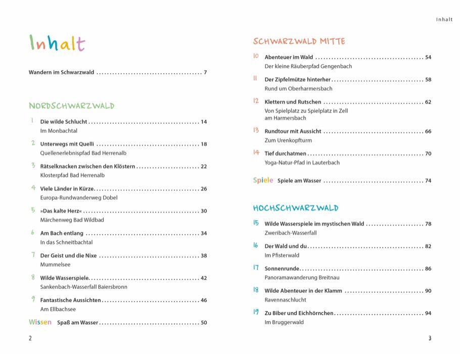 Beispielinhalt (Bild) Wanderspaß mit Kindern - Schwarzwald