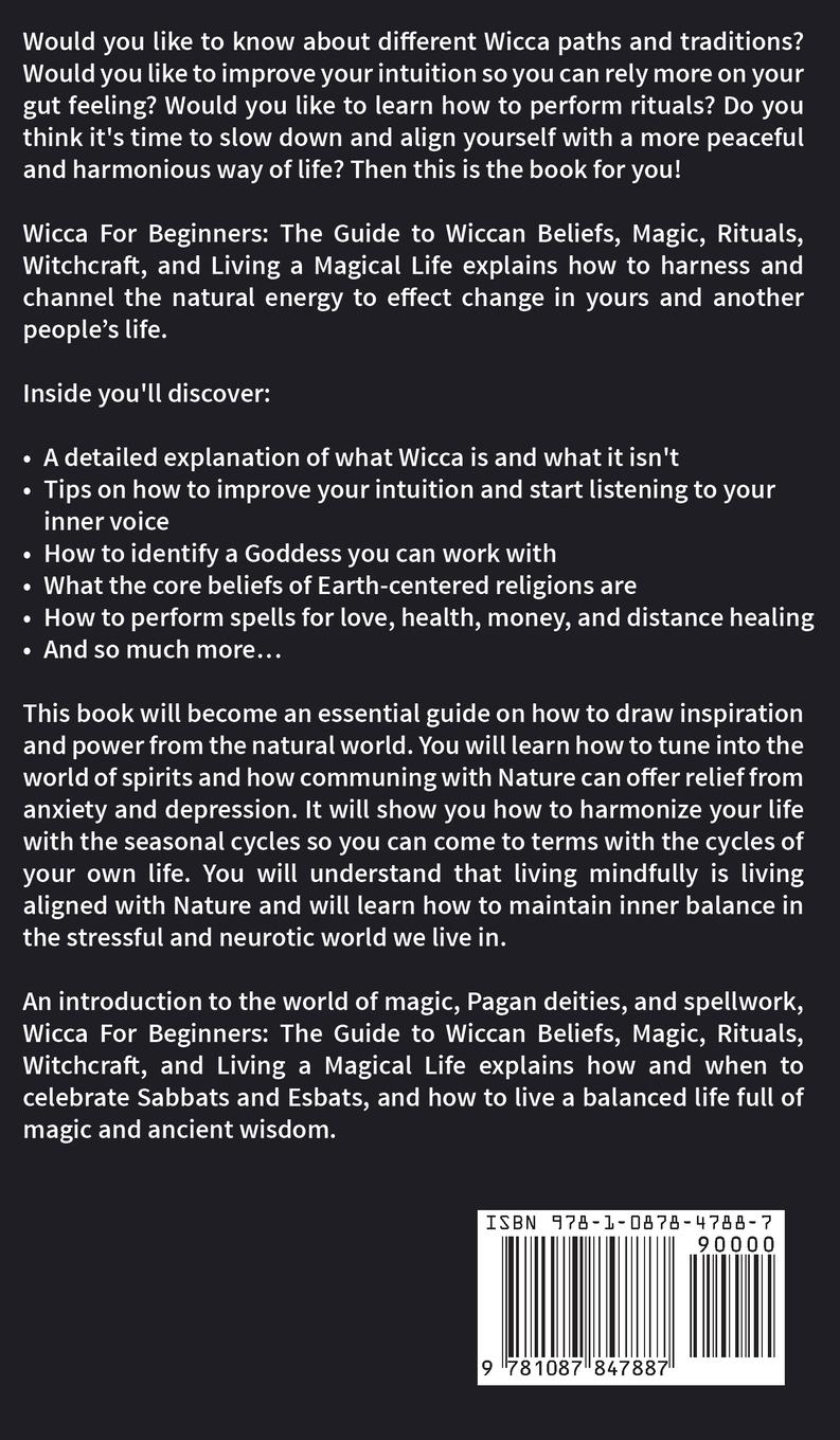 Rückseitencover Wicca For Beginners