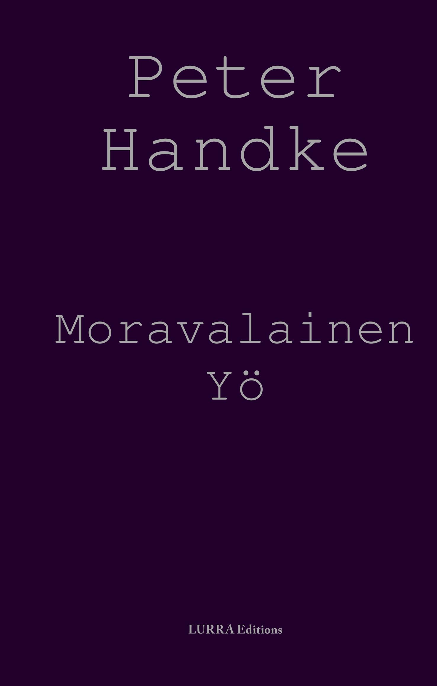 Vorderes Coverbild Moravalainen Yö