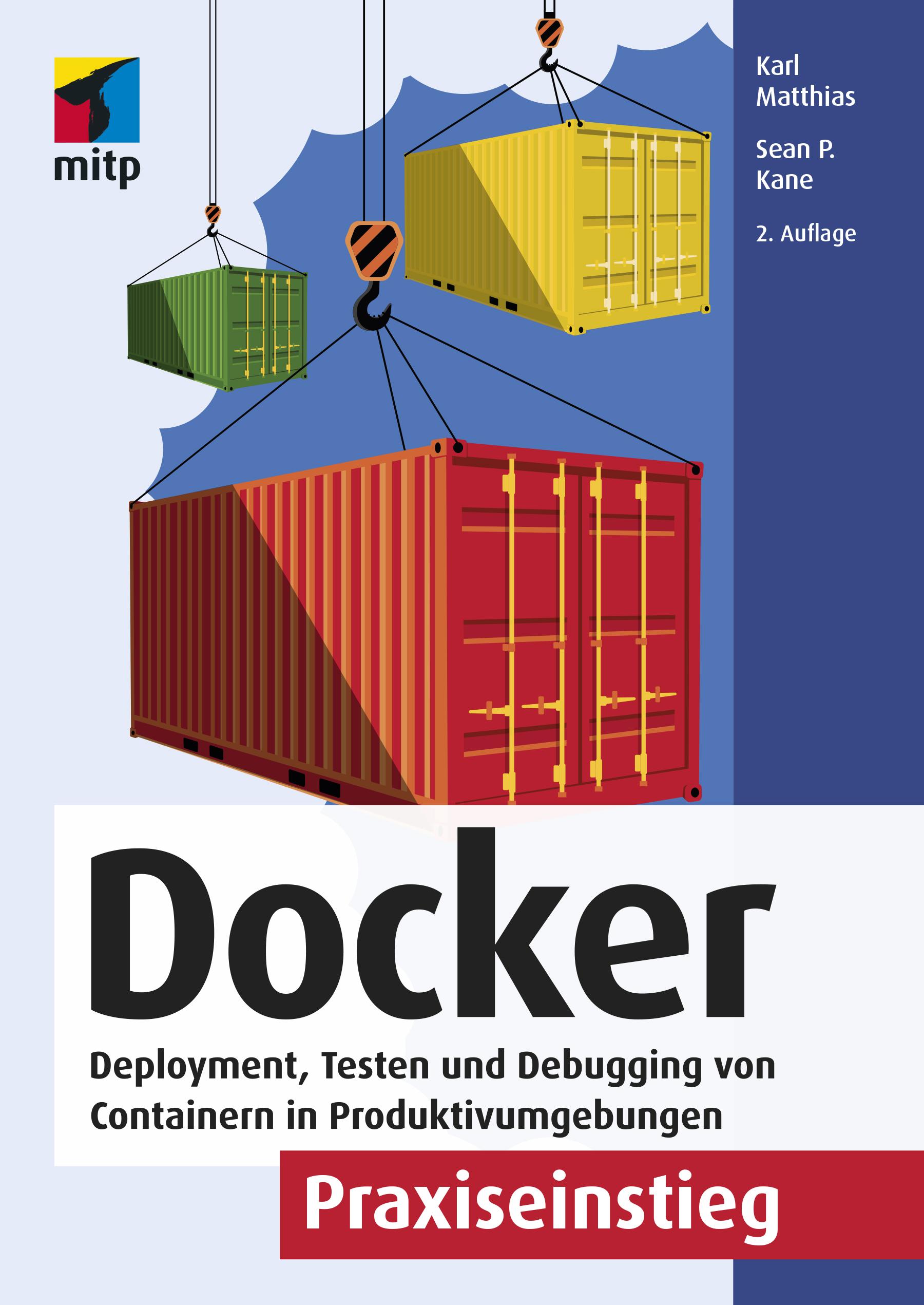 Vorderes Coverbild Docker Praxiseinstieg