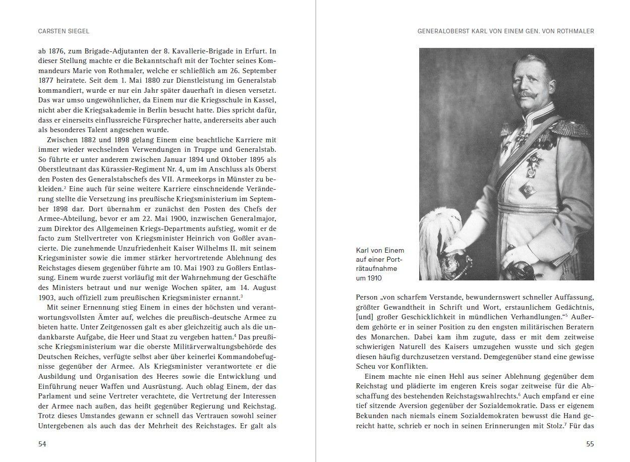 Beispielinhalt (Bild) Die militärische Elite des Kaiserreichs