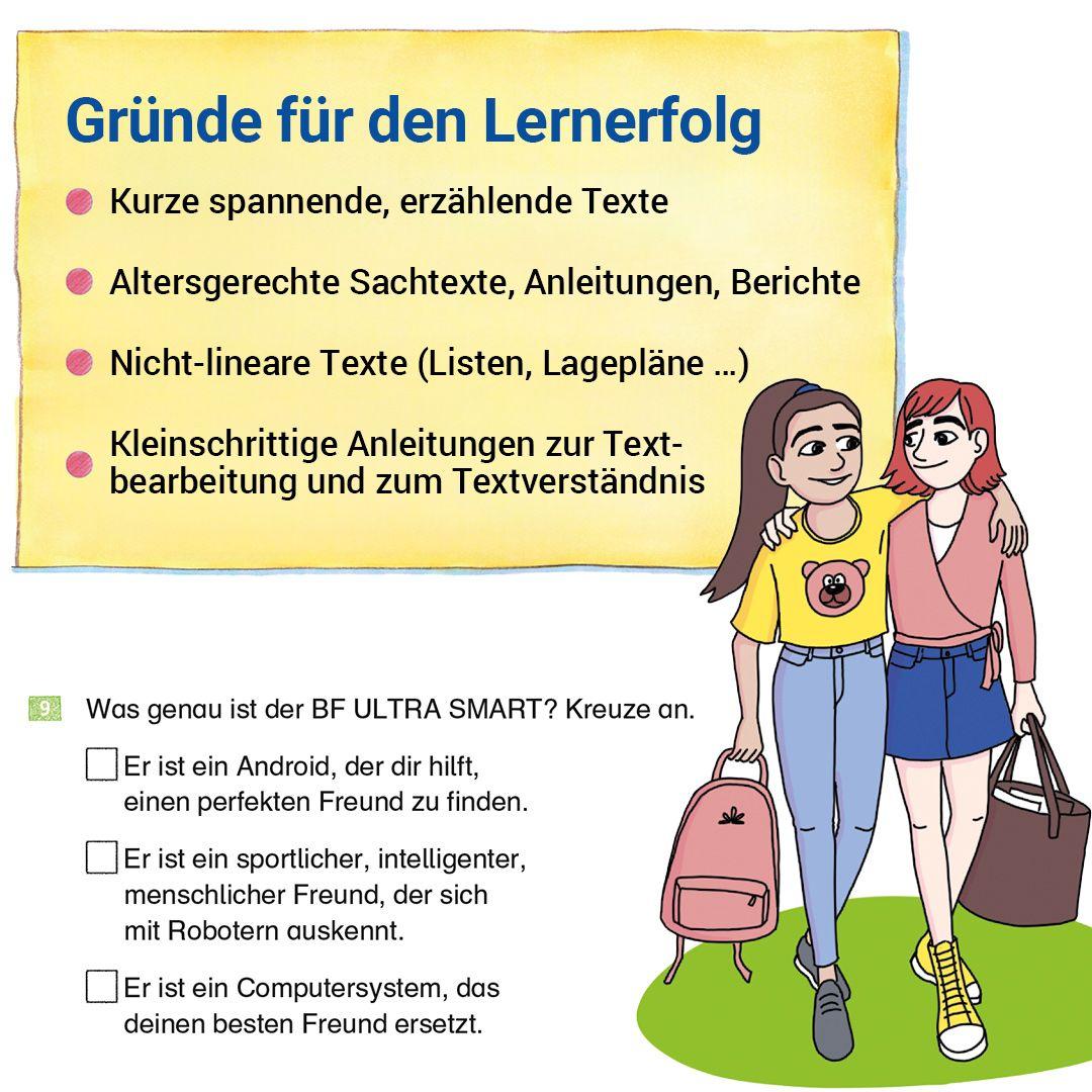 Beispielinhalt (Bild) Das Übungsheft Lesen 7