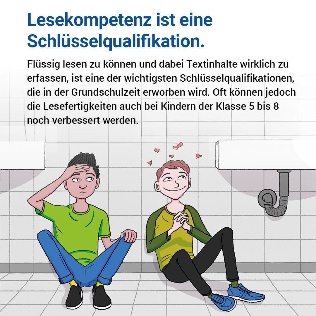 Beispielinhalt (Bild) Das Übungsheft Lesen 7
