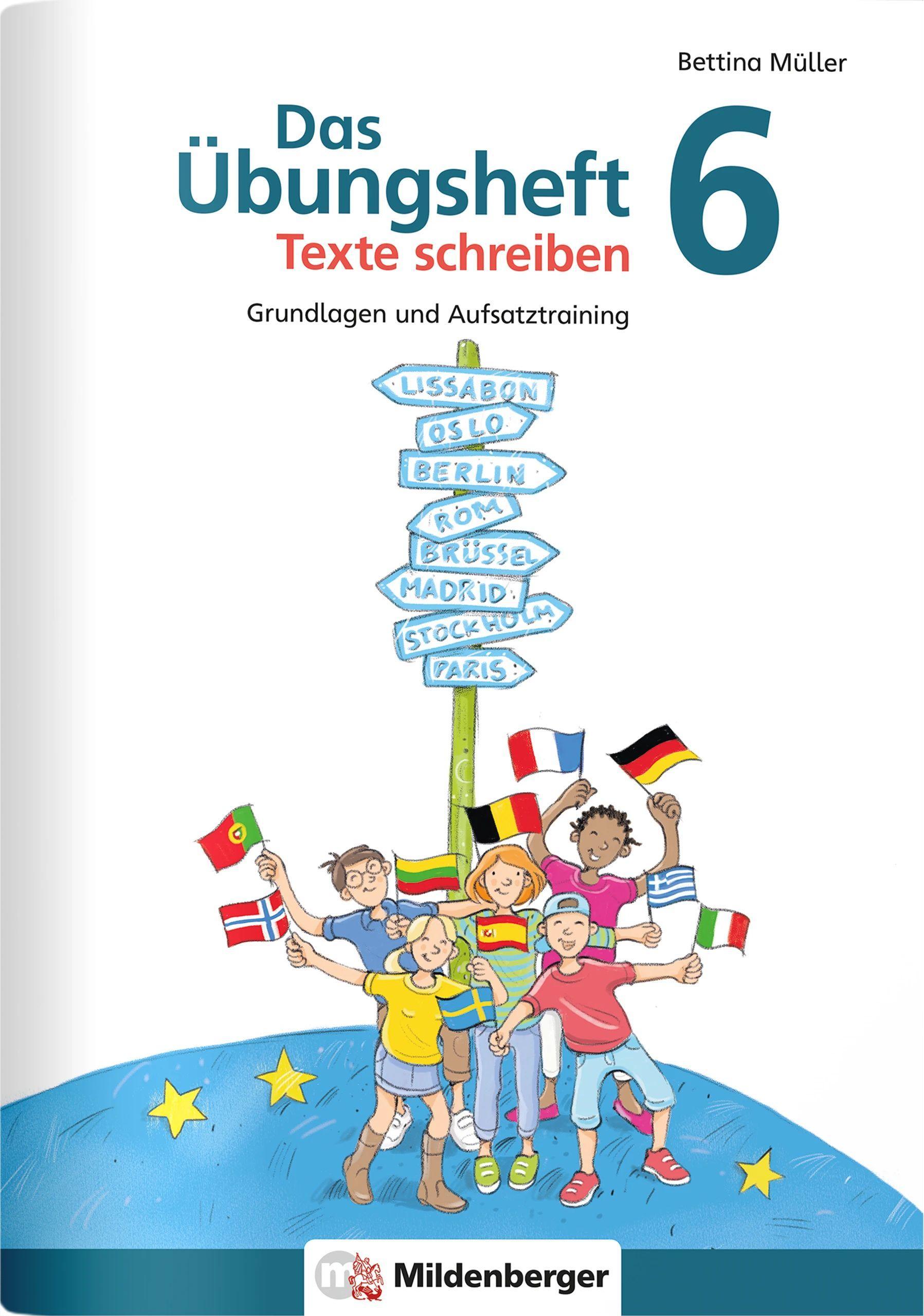 Vorderes Coverbild Das Übungsheft Texte schreiben 6