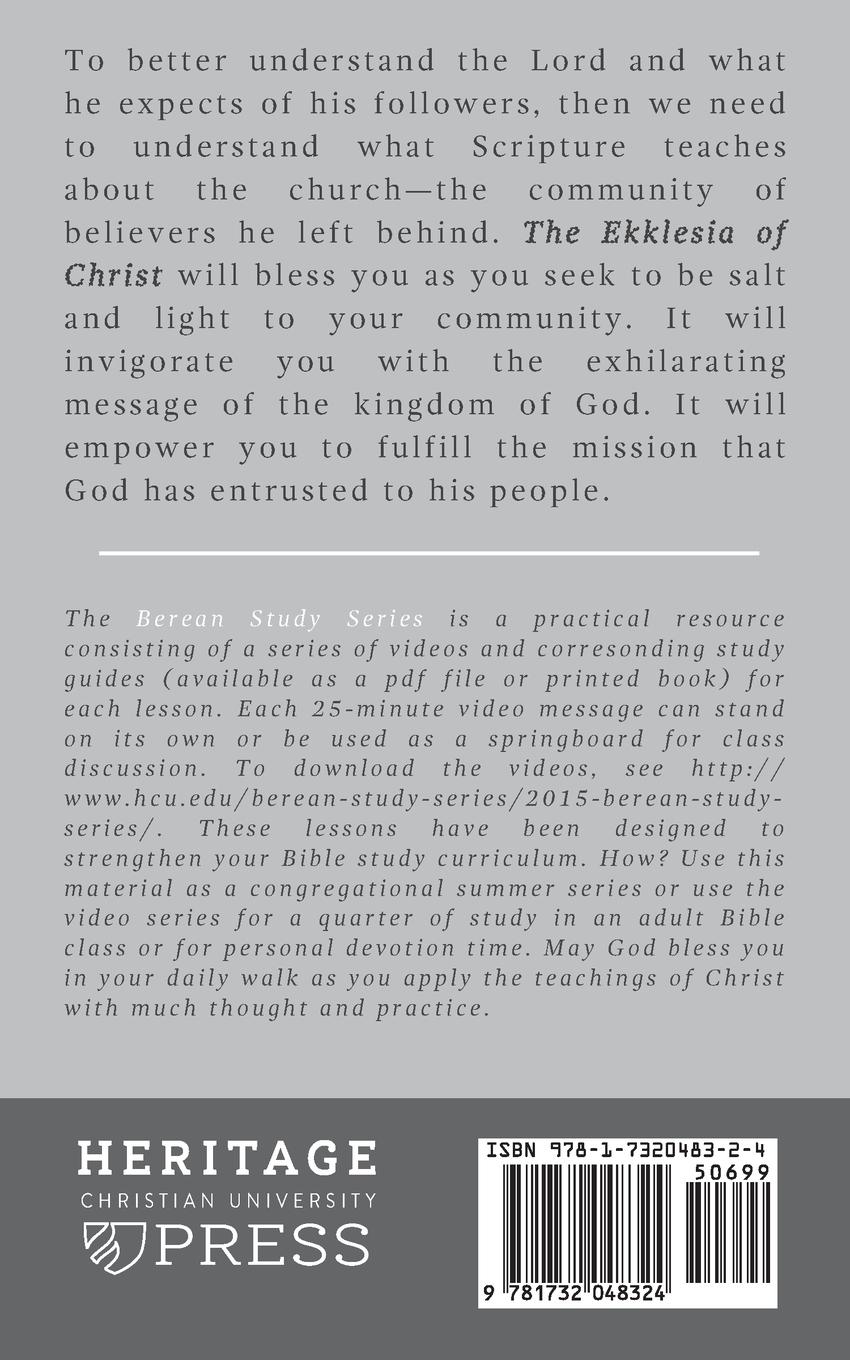 Rückseitencover Ekklesia of Christ