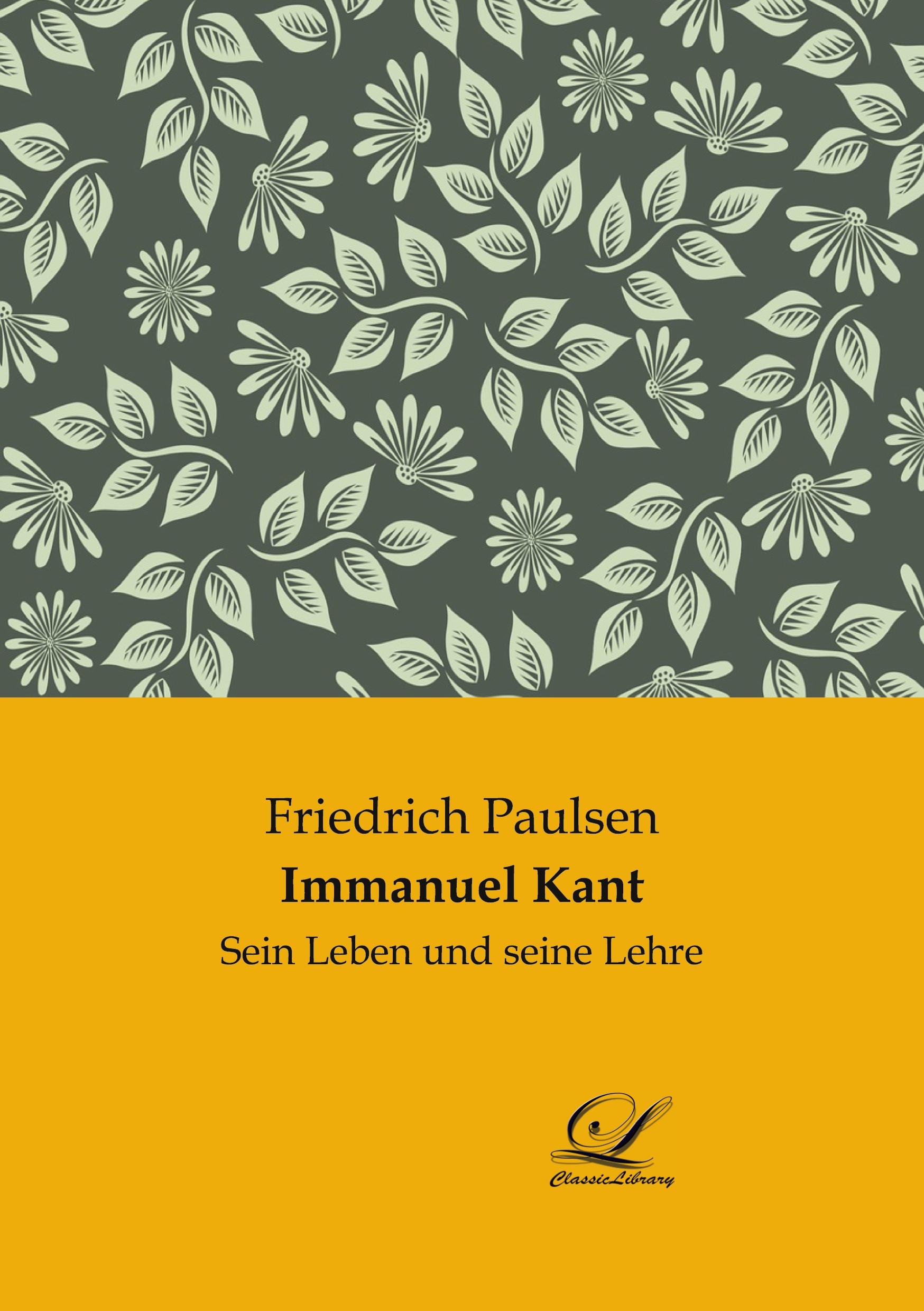 Vorderes Coverbild Immanuel Kant