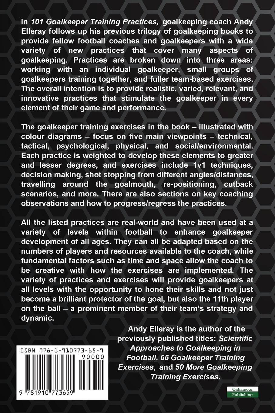 Rückseitencover 101 Goalkeeper Training Practices