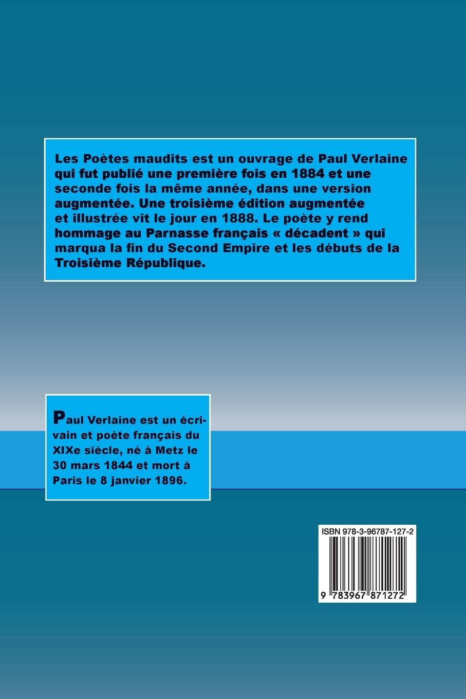 Rückseitencover Les Poètes maudits