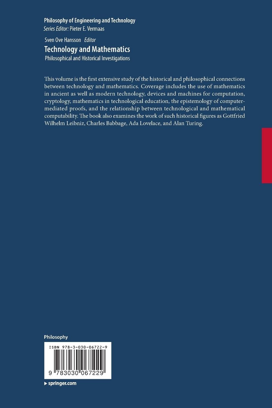 Rückseitencover Technology and Mathematics