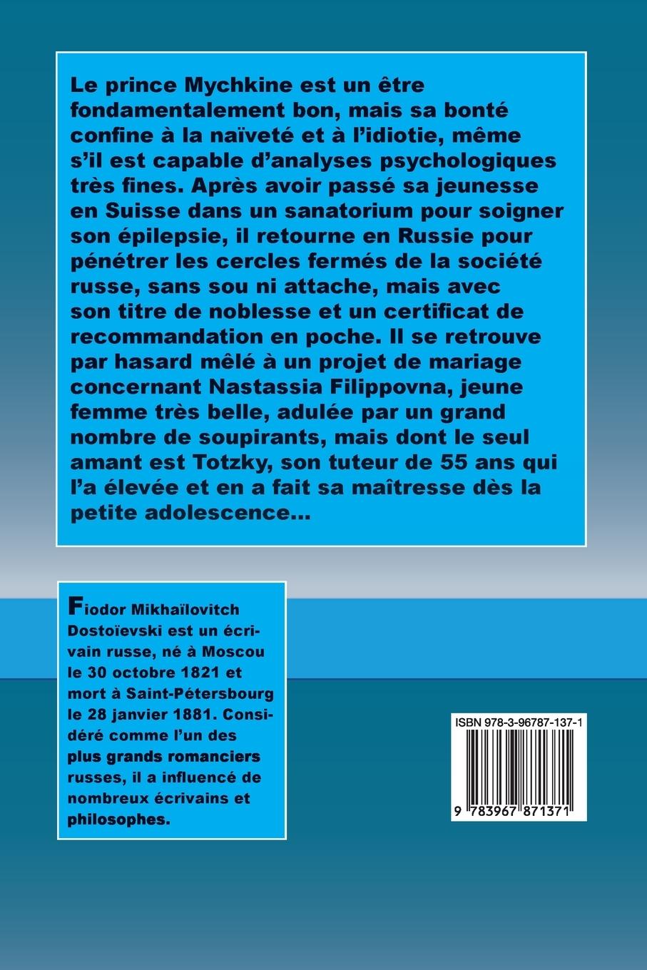 Rückseitencover L'Idiot