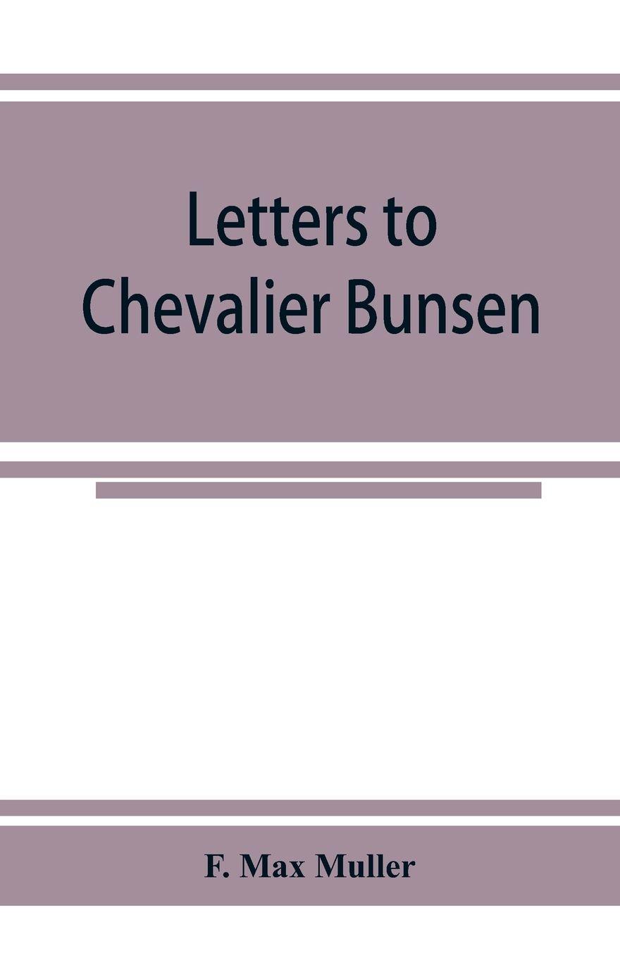 Vorderes Coverbild Letters to Chevalier Bunsen on the classification of the Turanian languages