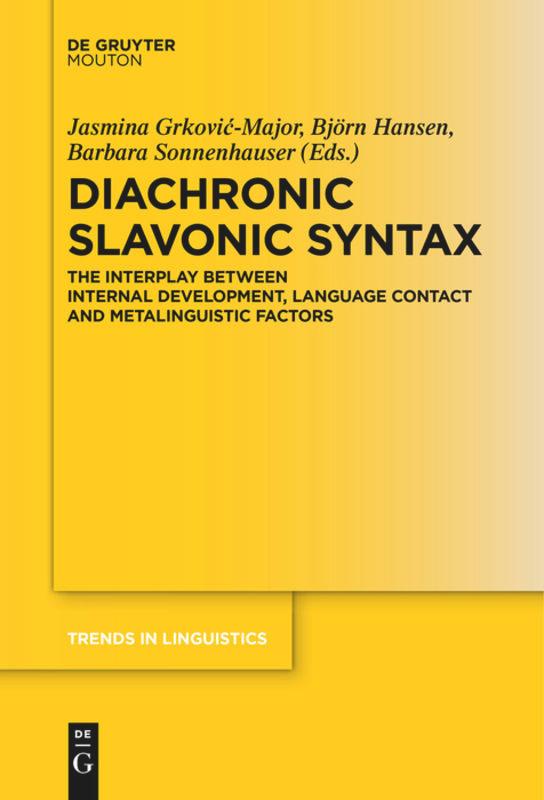 Vorderes Coverbild Diachronic Slavonic Syntax