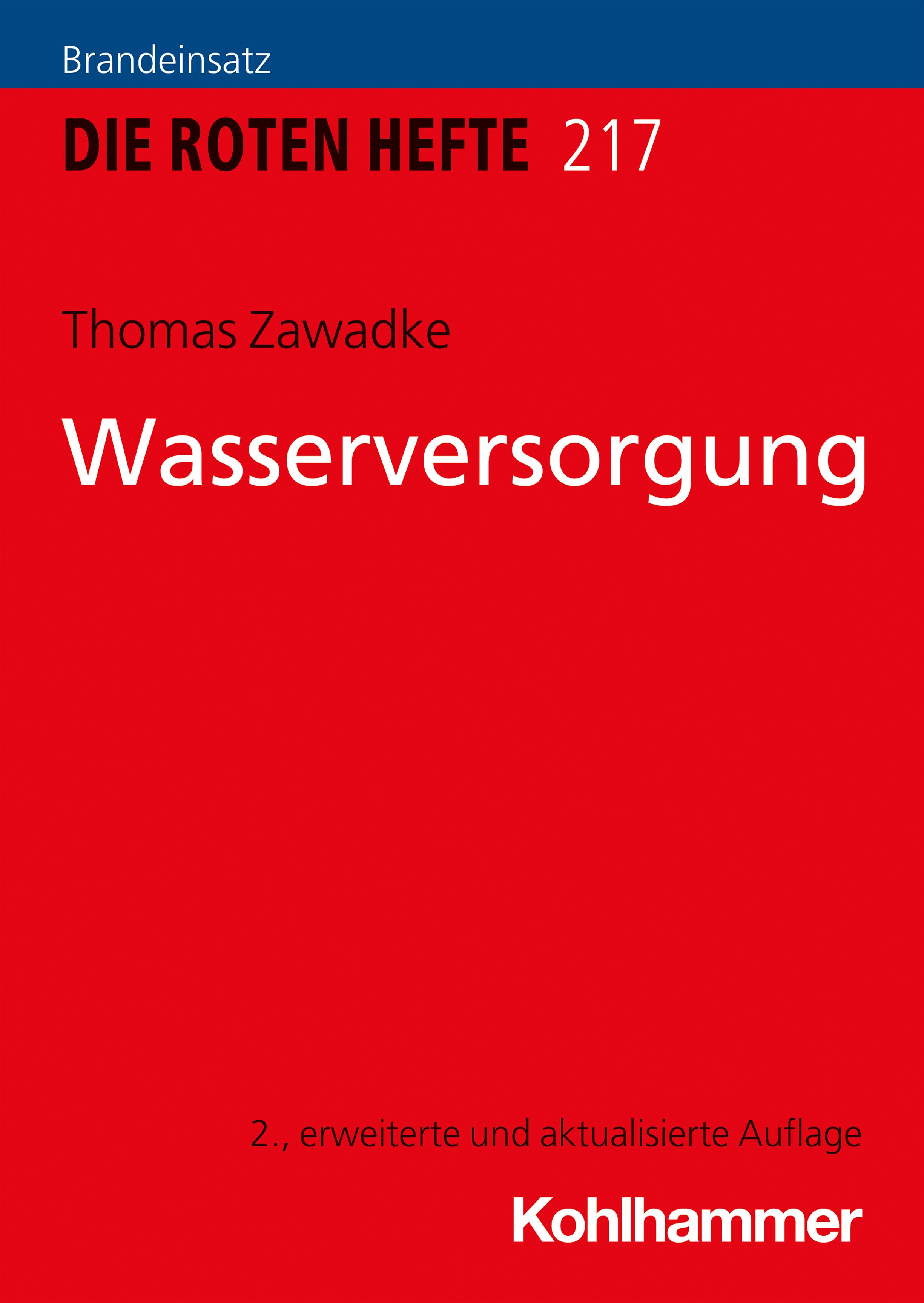 Vorderes Coverbild Wasserversorgung