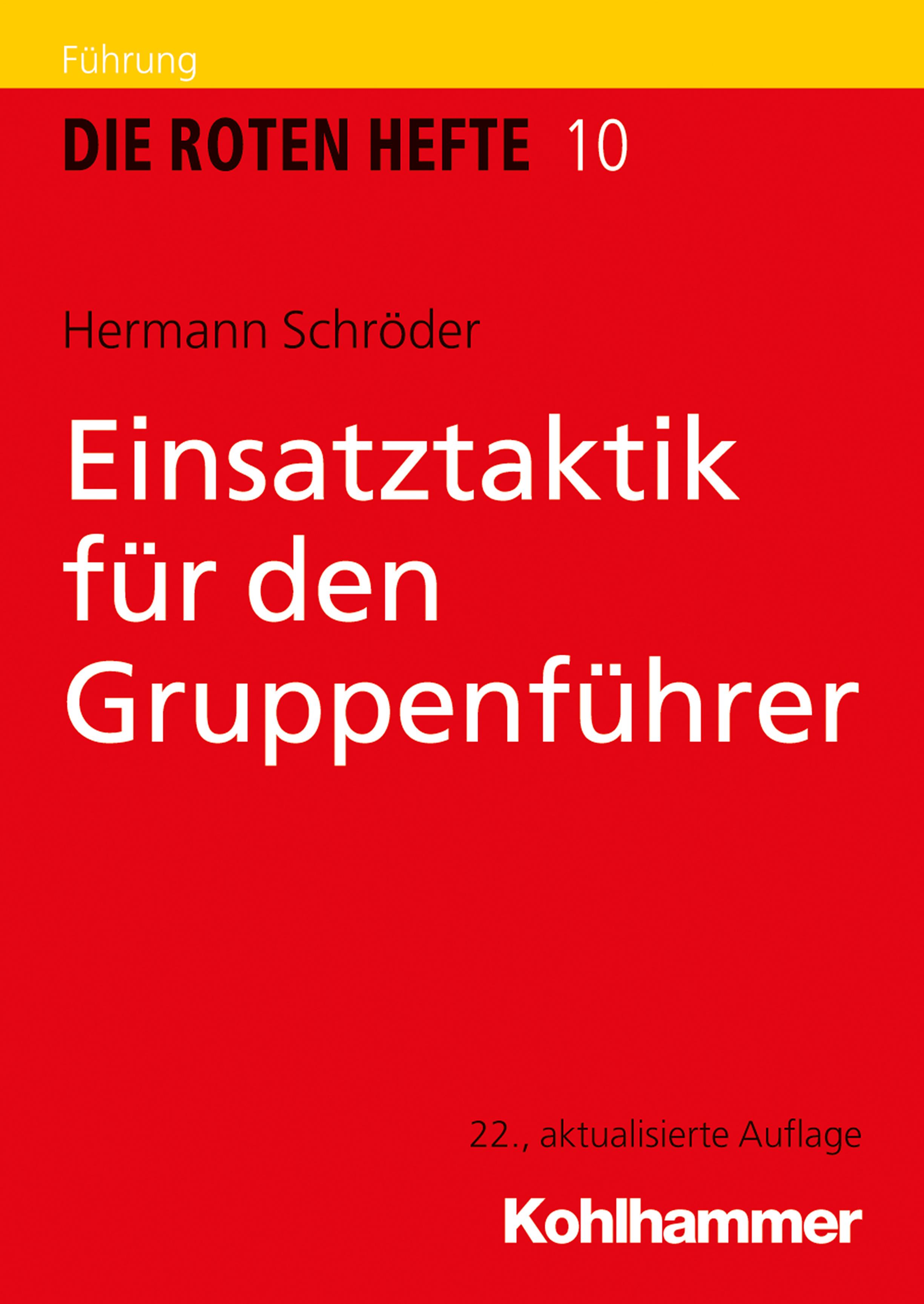 Vorderes Coverbild Einsatztaktik für den Gruppenführer