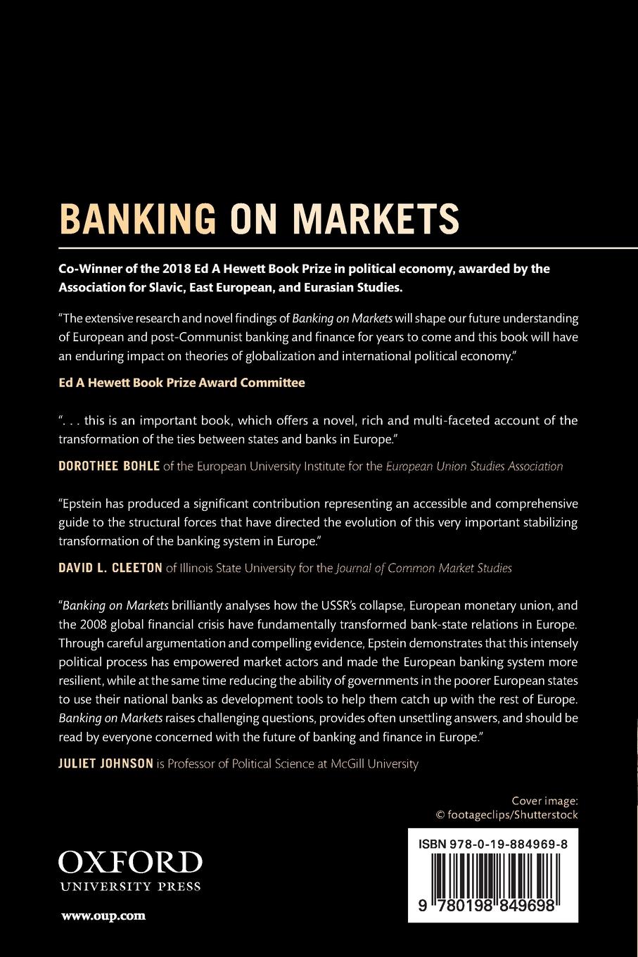 Rückseitencover BANKING ON MARKETS P