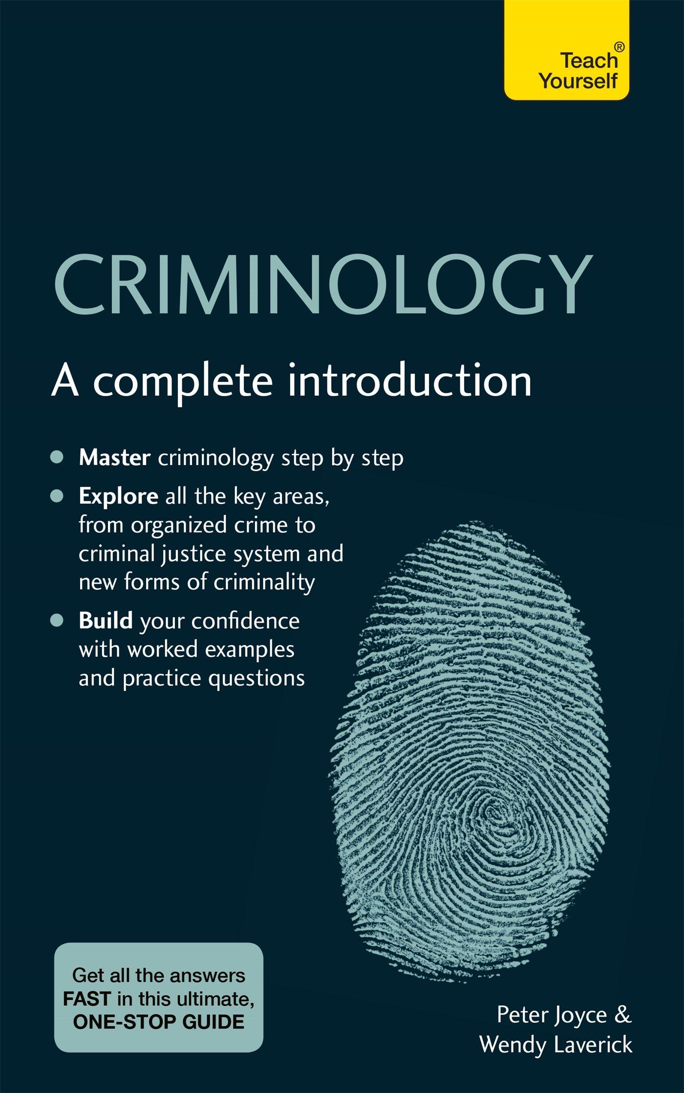 Vorderes Coverbild Criminology: A Complete Introduction: Teach Yourself