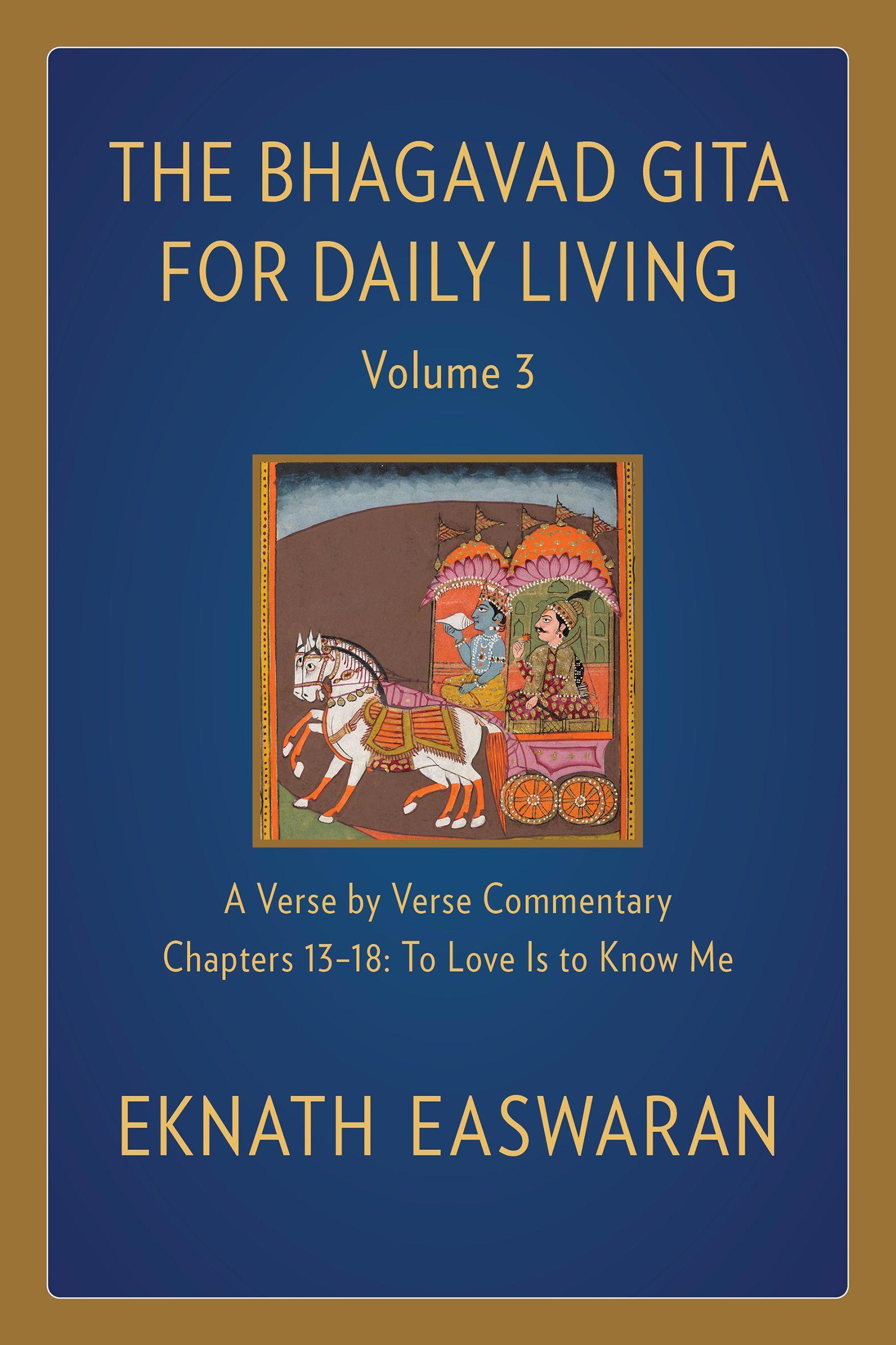 Vorderes Coverbild The Bhagavad Gita for Daily Living, Volume 3