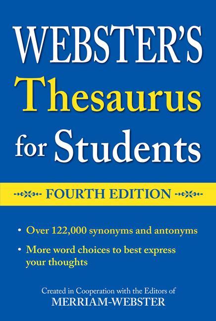 Vorderes Coverbild Webster's Thesaurus for Students, Fourth Edition