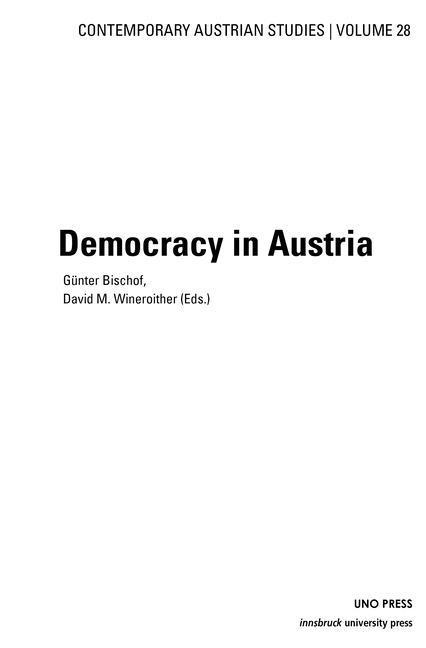 Vorderes Coverbild Democracy in Austria