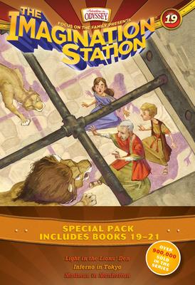 Vorderes Coverbild Imagination Station Books 3-Pack: Light in the Lions' Den / Inferno in Tokyo / Madman in Manhattan