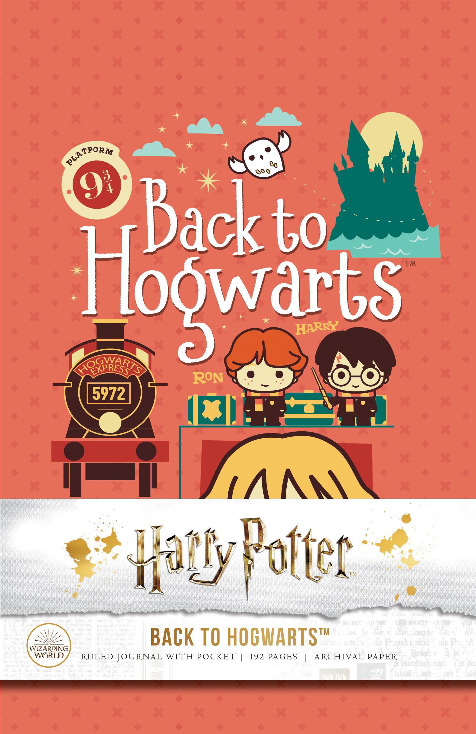 Vorderes Coverbild Harry Potter: Back to Hogwarts Hardcover Ruled Journal