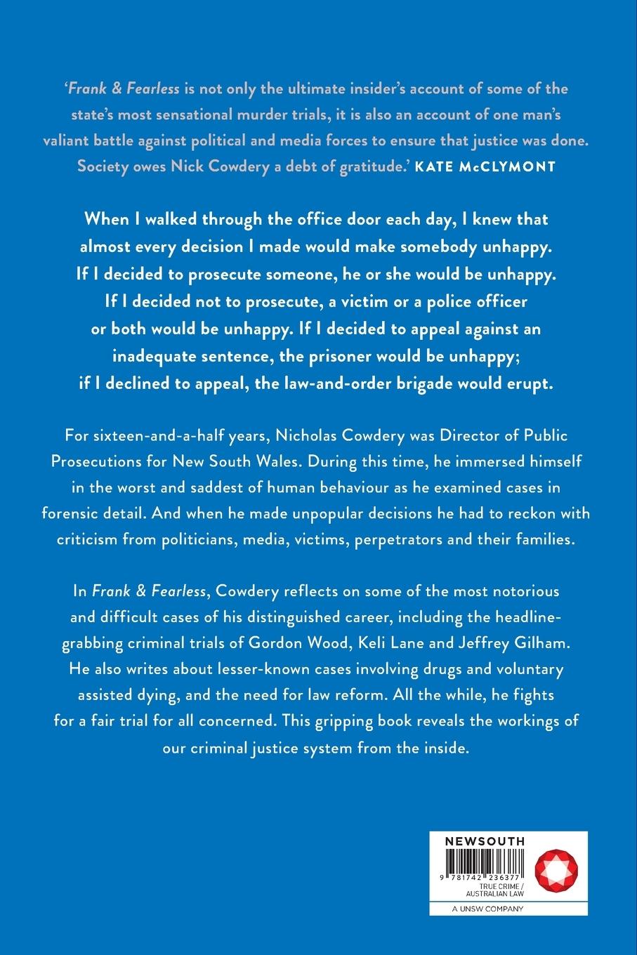 Rückseitencover Frank and Fearless